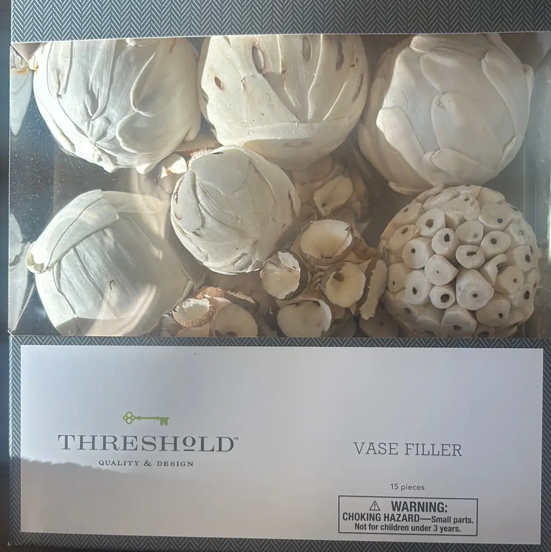 Various Cream Spheres Vase Filler 1