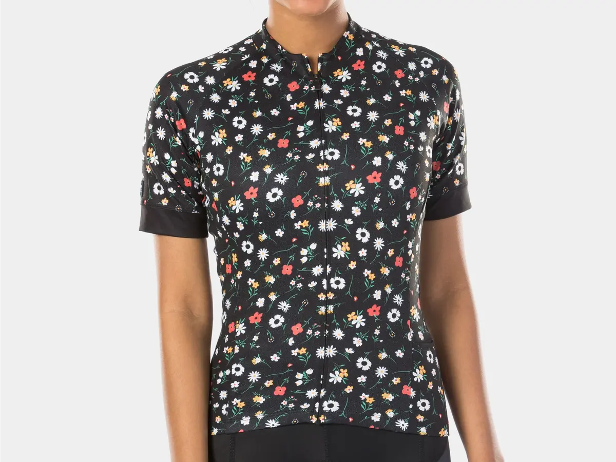 Bontrager Anara Ltd Woman Jersey Maillot - Black/Light Green 1