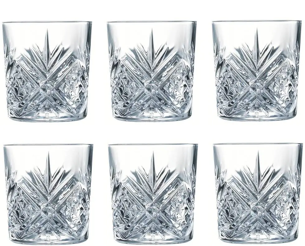 Arcoroc Whiskey Glazen - Tumblers - Waterglazen Broadway - 300 Ml - 6 Stuks 1