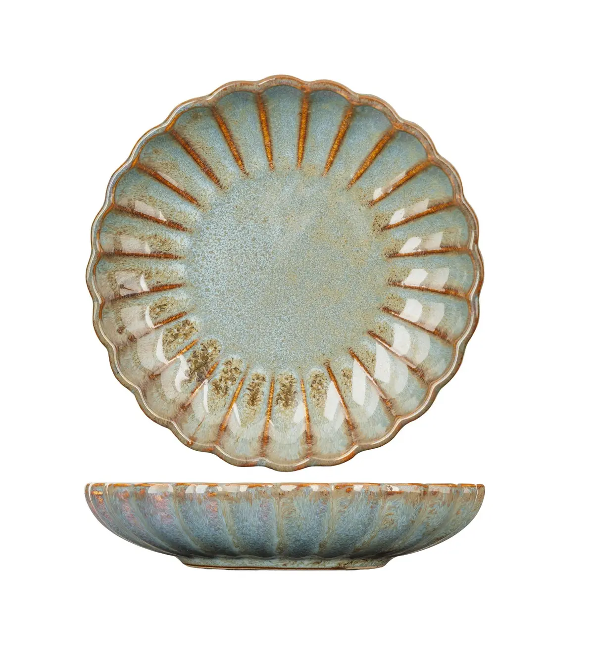 Cosy & Trendy Kleine Schaaltjes / Bonbon Schaaltjes - Astera Ocean Blauw - Ø 10.5 Cm - 4 Stuks 1