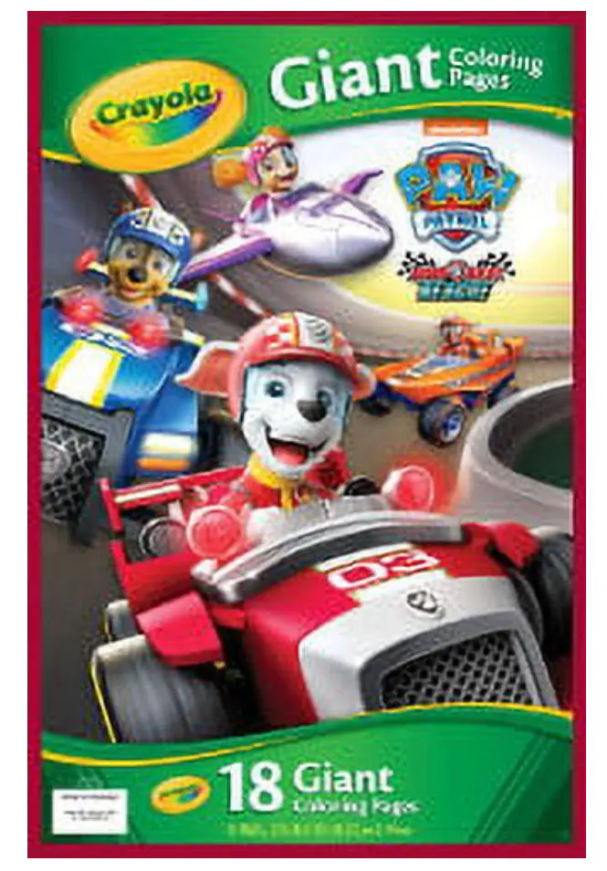 Crayola Paw Patrol Ready Race Rescue Giant Coloring Pages 1