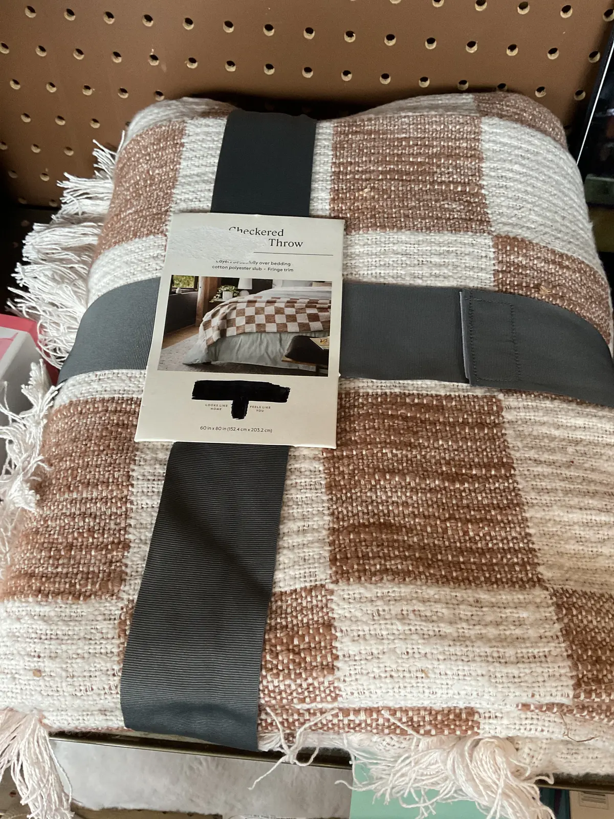 Checkered Throw Blanket 1