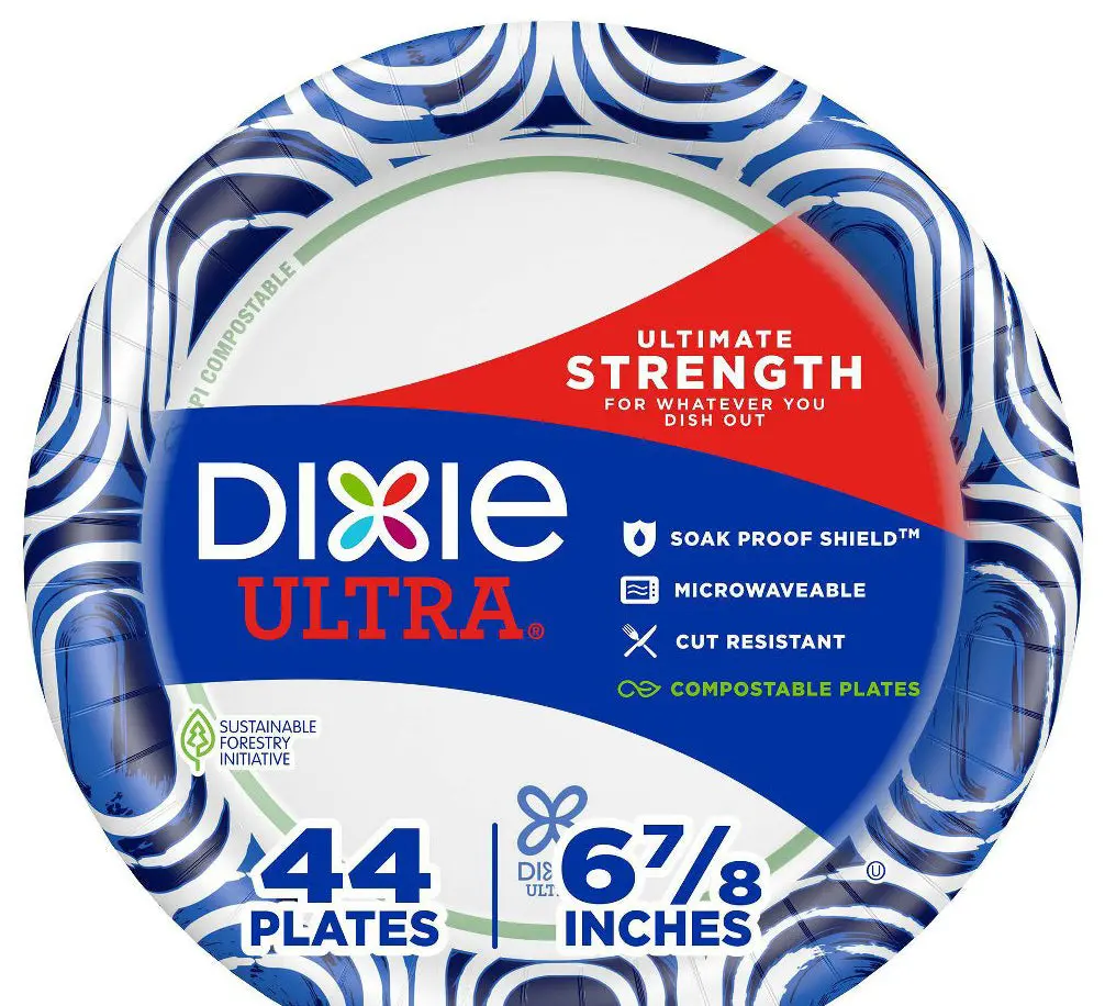 Disposable Plates 6 7/8” - 44Ct 1