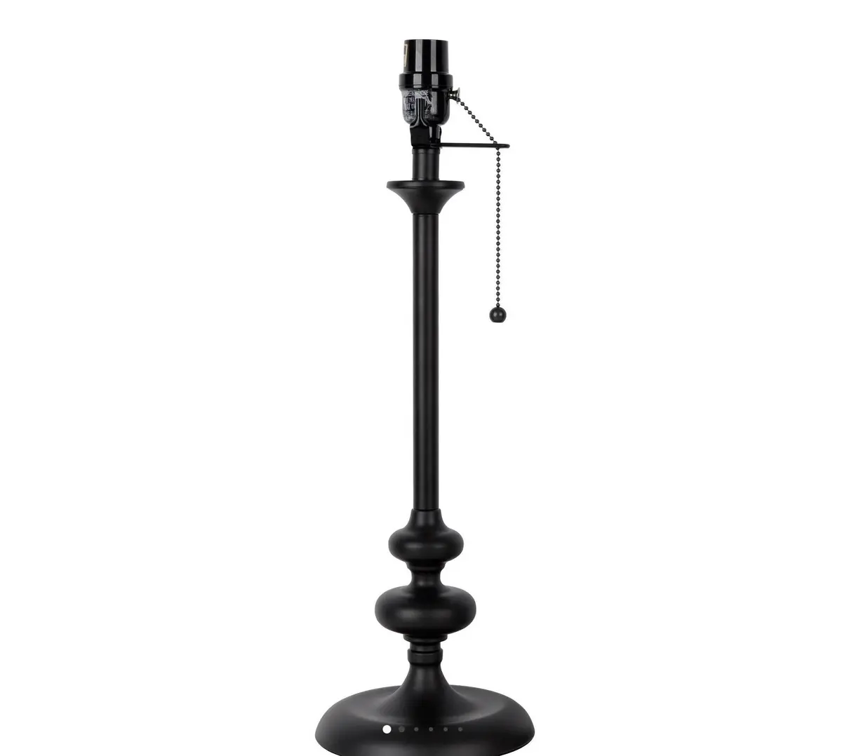 Large Stick Lamp Base Black 1