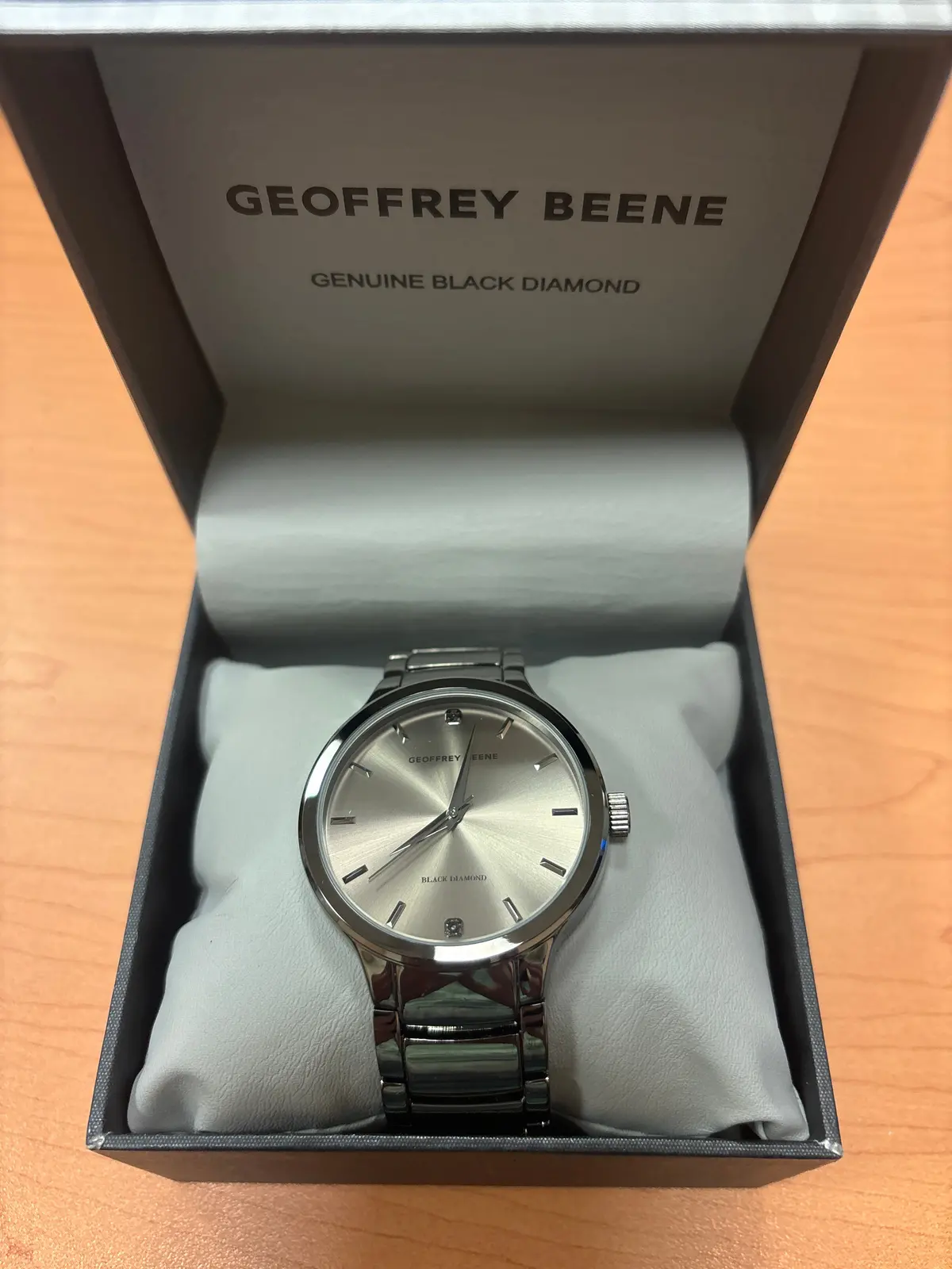 Geoffrey Beene Black Diamond Watch 1