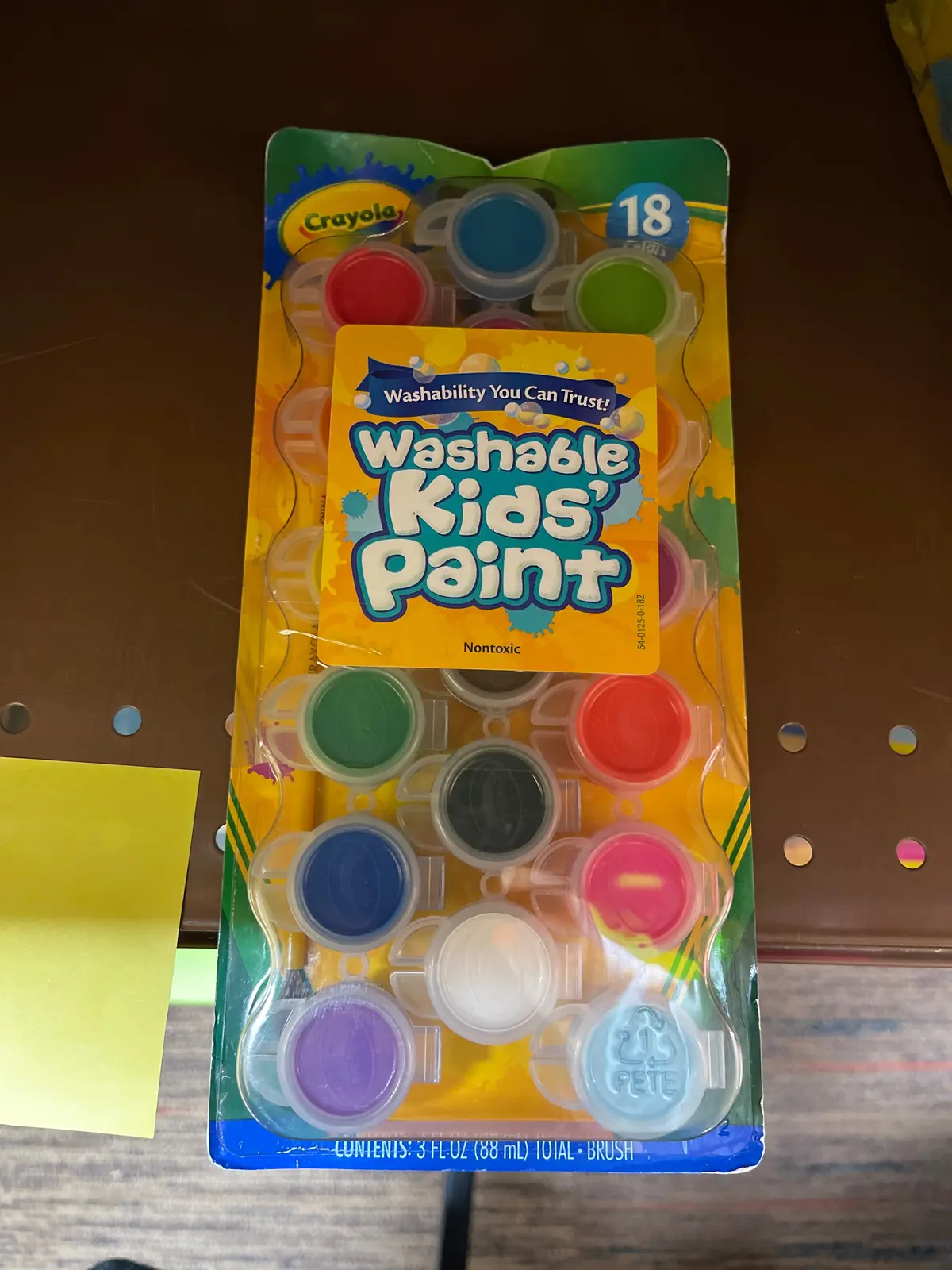 Crayola 18Ct Washable Paint Set For Kids 1