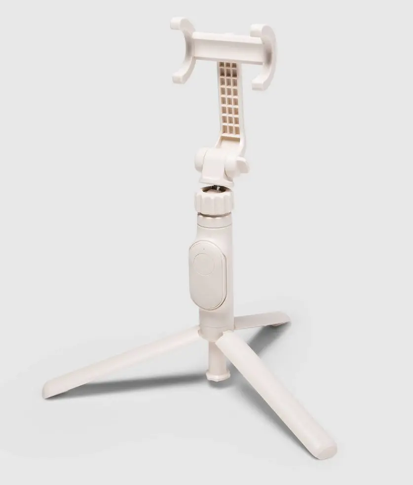 Desktop Tripod + Phone Mount - Stone White 1