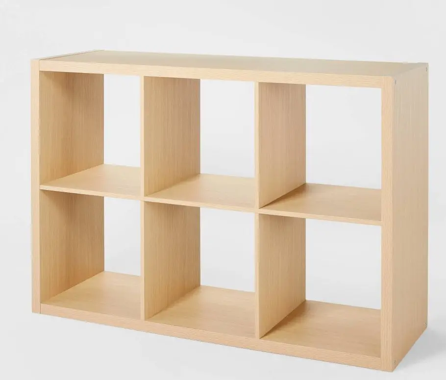 6 Cube Organizer Natural - Boxed 1
