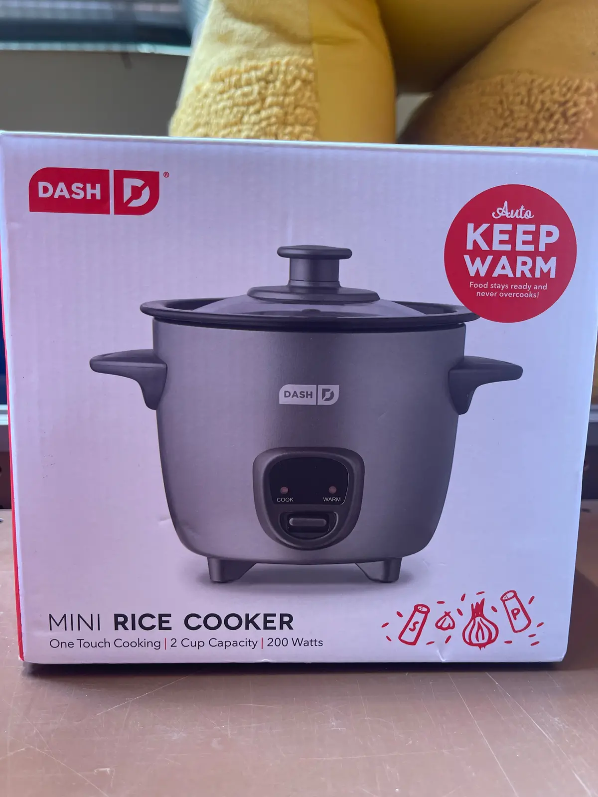 Dash 2-Cup Electric Mini Rice Cooker
- Graphite 1