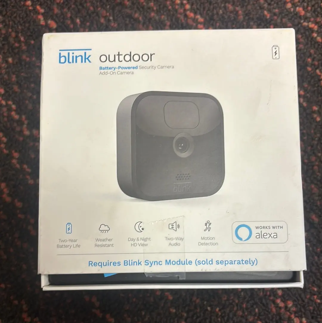 Blink Outdoor Security Camera 1 Pack Battery Powered - Open Box 1