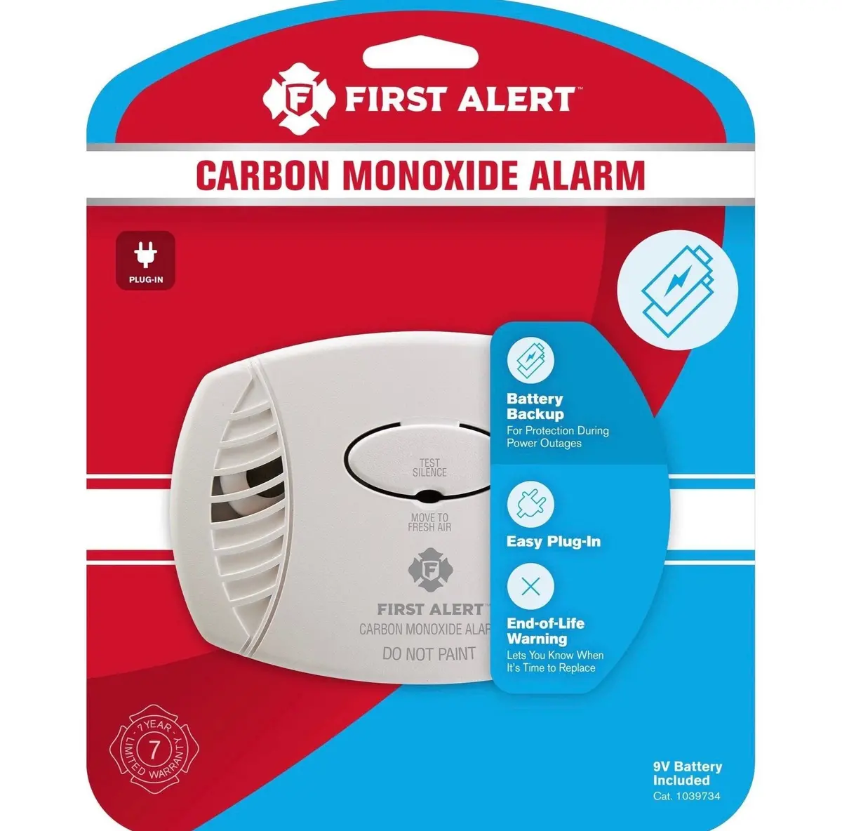 First Alert Co605 Plug-In Carbon Monoxide Detector With Battery Backup 1