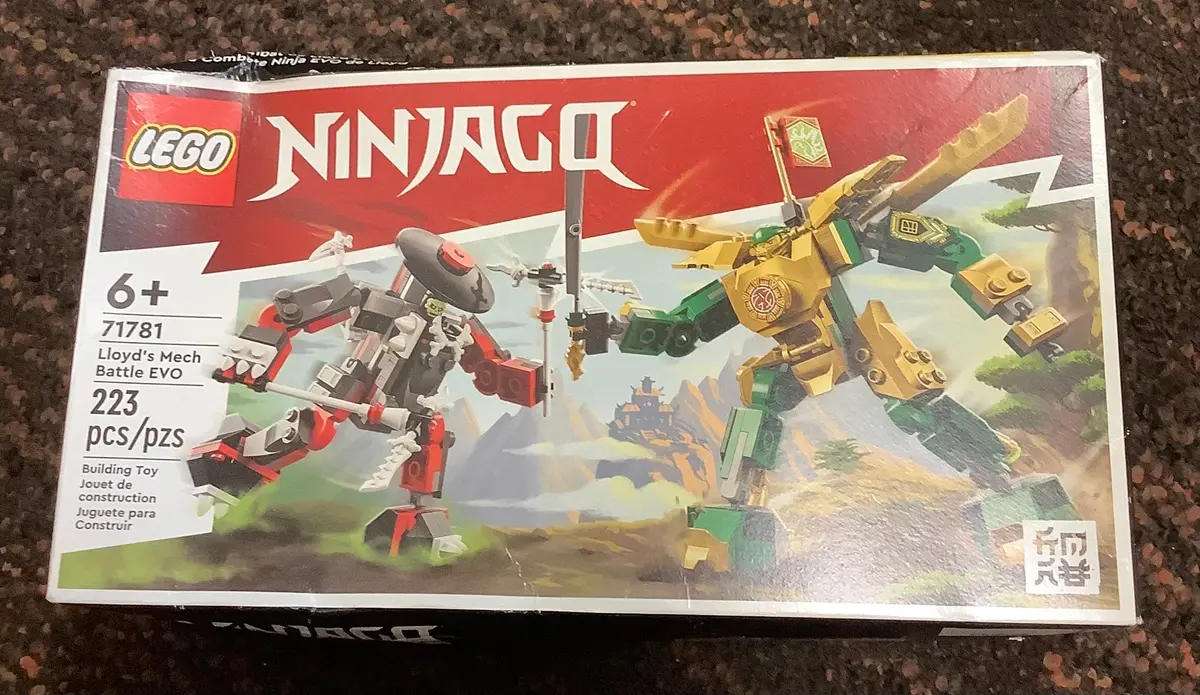Lego Ninjago Lloyd's Mech Battle Evo Building Set 71781, As Is 1
