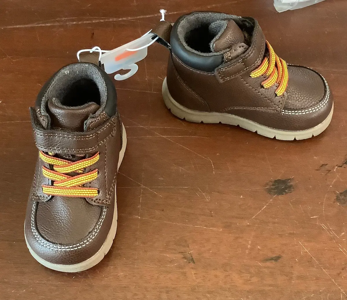 Kids Brown Boots Size 4 1