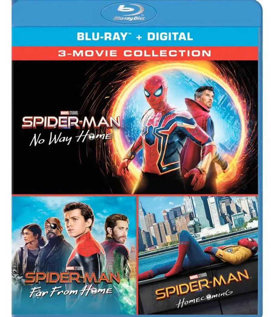 Spider-Man: Far From Home/Homecoming/ No Way Home (Blu-Ray + Digital) 1