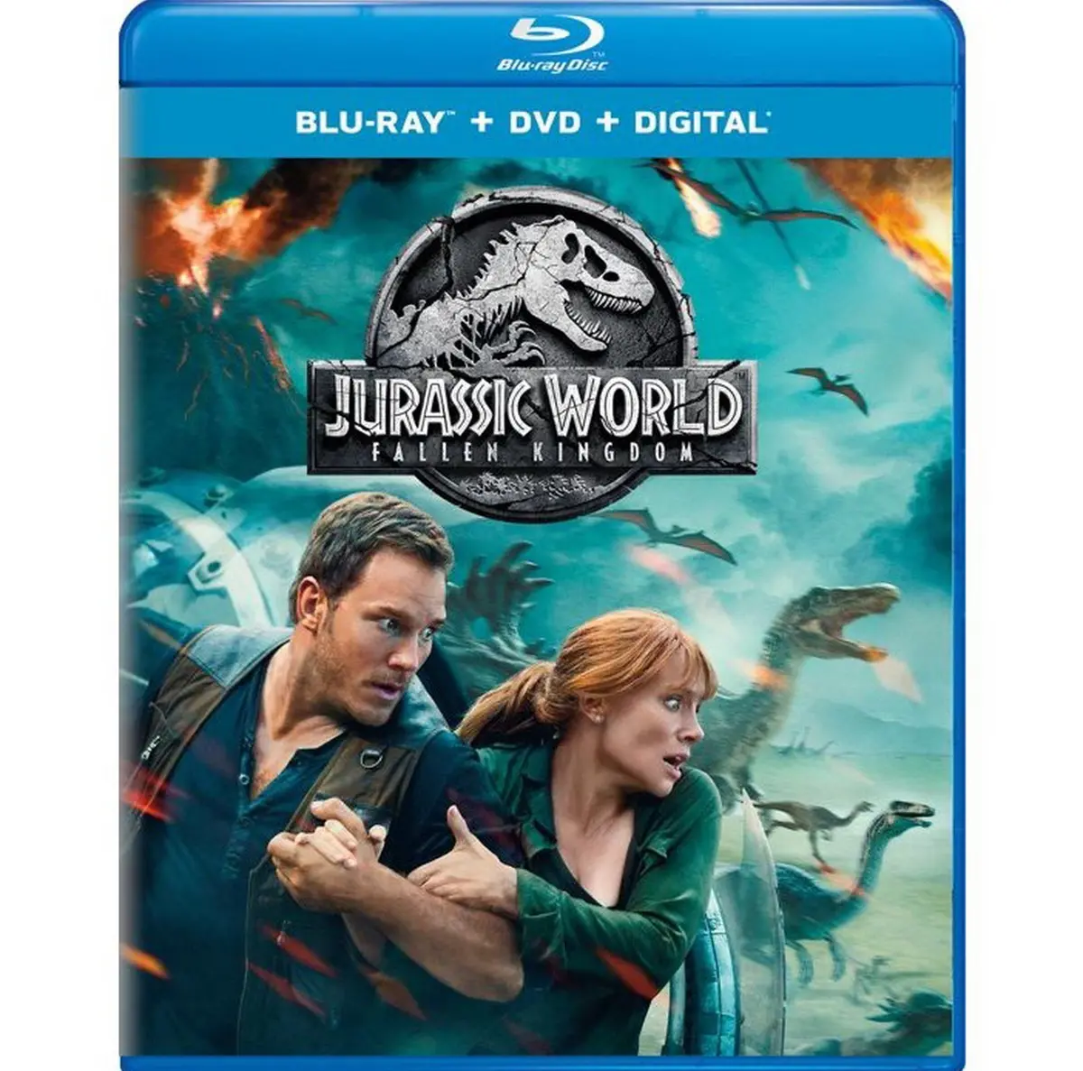 Jurassic World: Fallen Kingdom (Blu-Ray +Digital +Dvd) 1