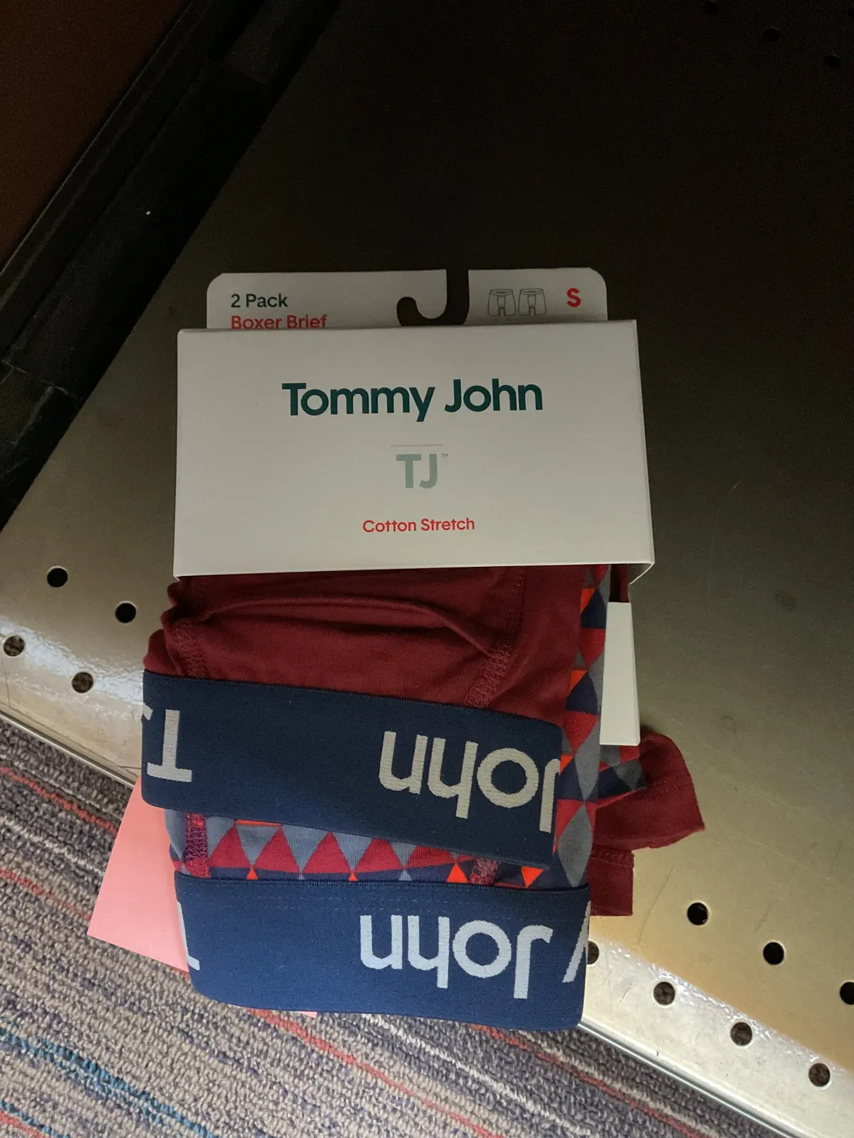 Tj | Tommy John™ Men's 6" Boxer Briefs 2Pk - Burgundy/ Red S 1
