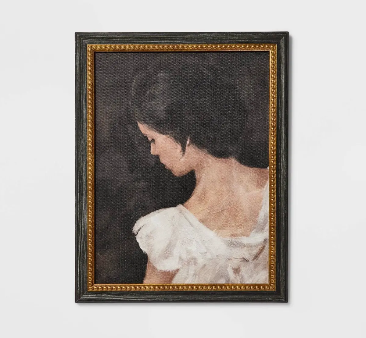 11” X 14” Female Portrait Framed Wall Art Canvas 1