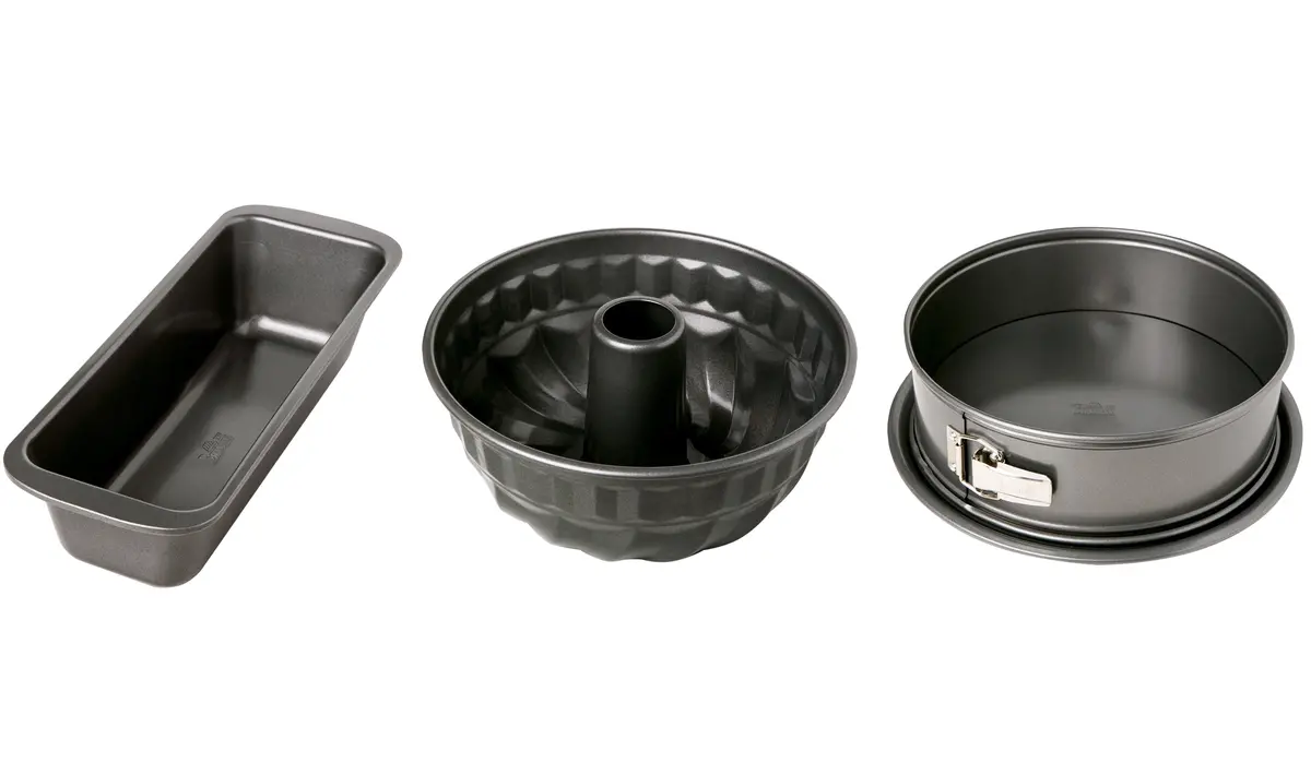 Birkmann Bakvorm Set Easy Baking - 3 Delig - Springvorm, Tulbandvorm & Cakevorm 1