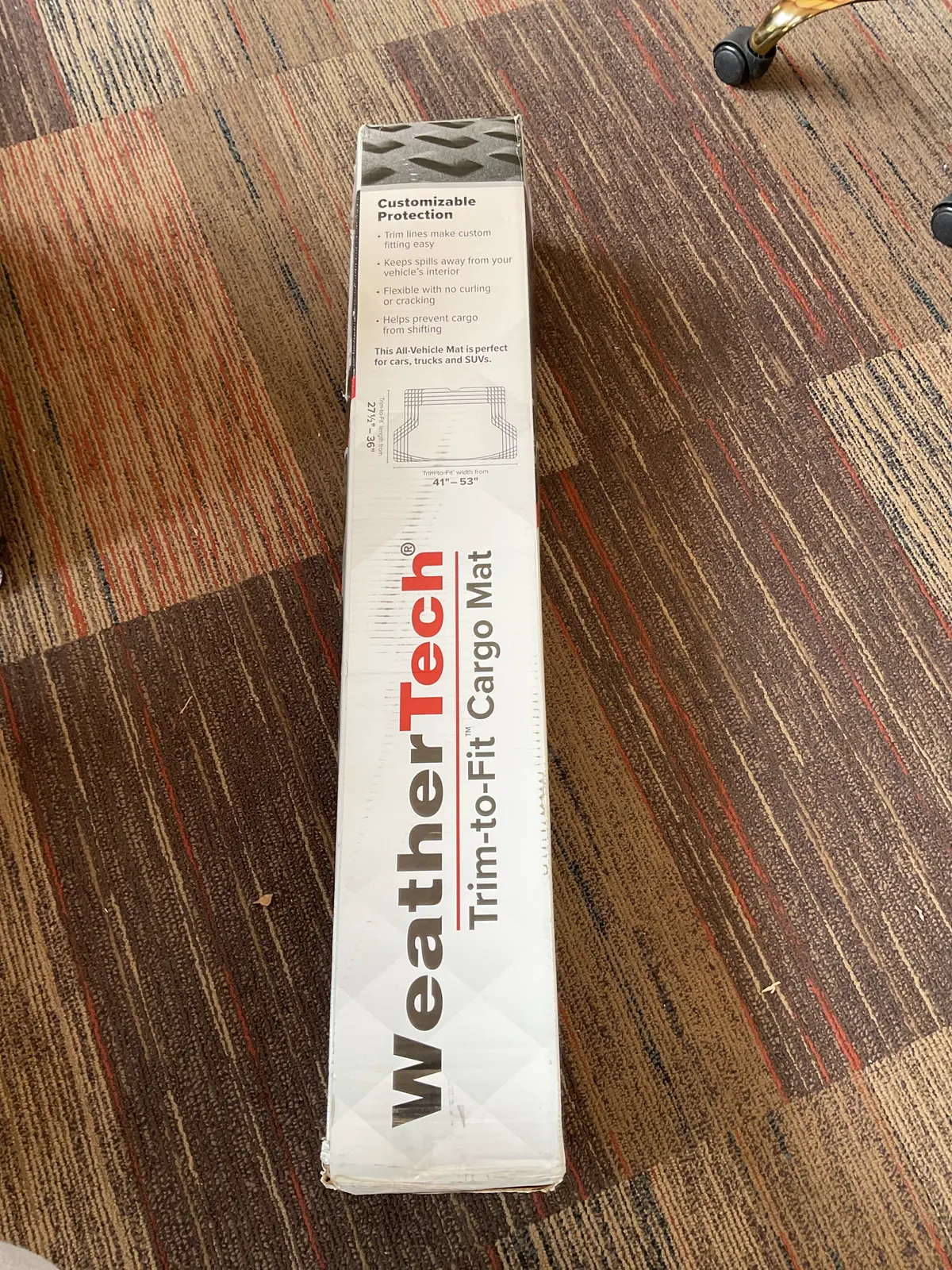 Weatherlech Cargo Mat Black 1
