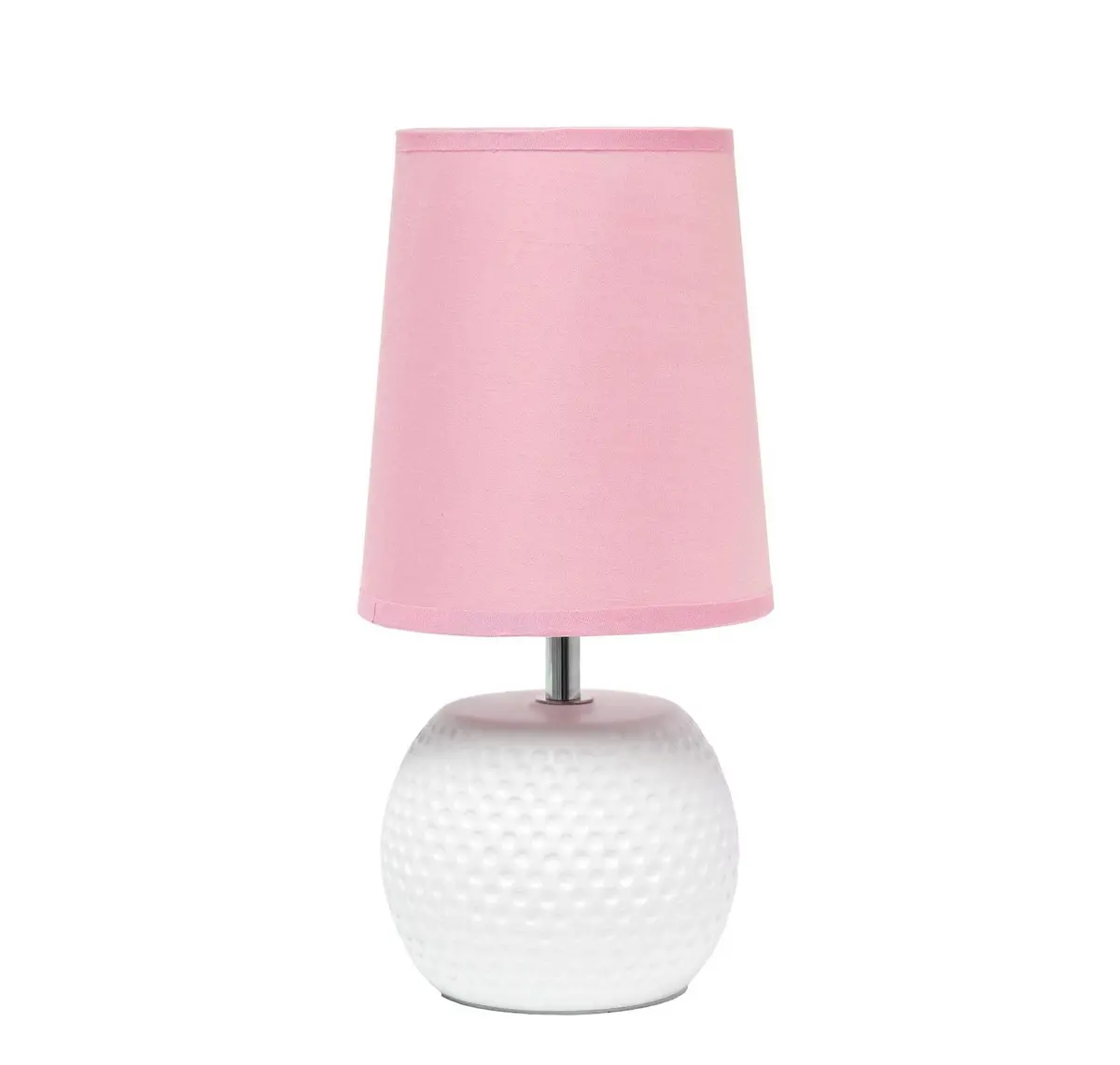 Studded Texture Ceramic Table Lamp - Pink 1