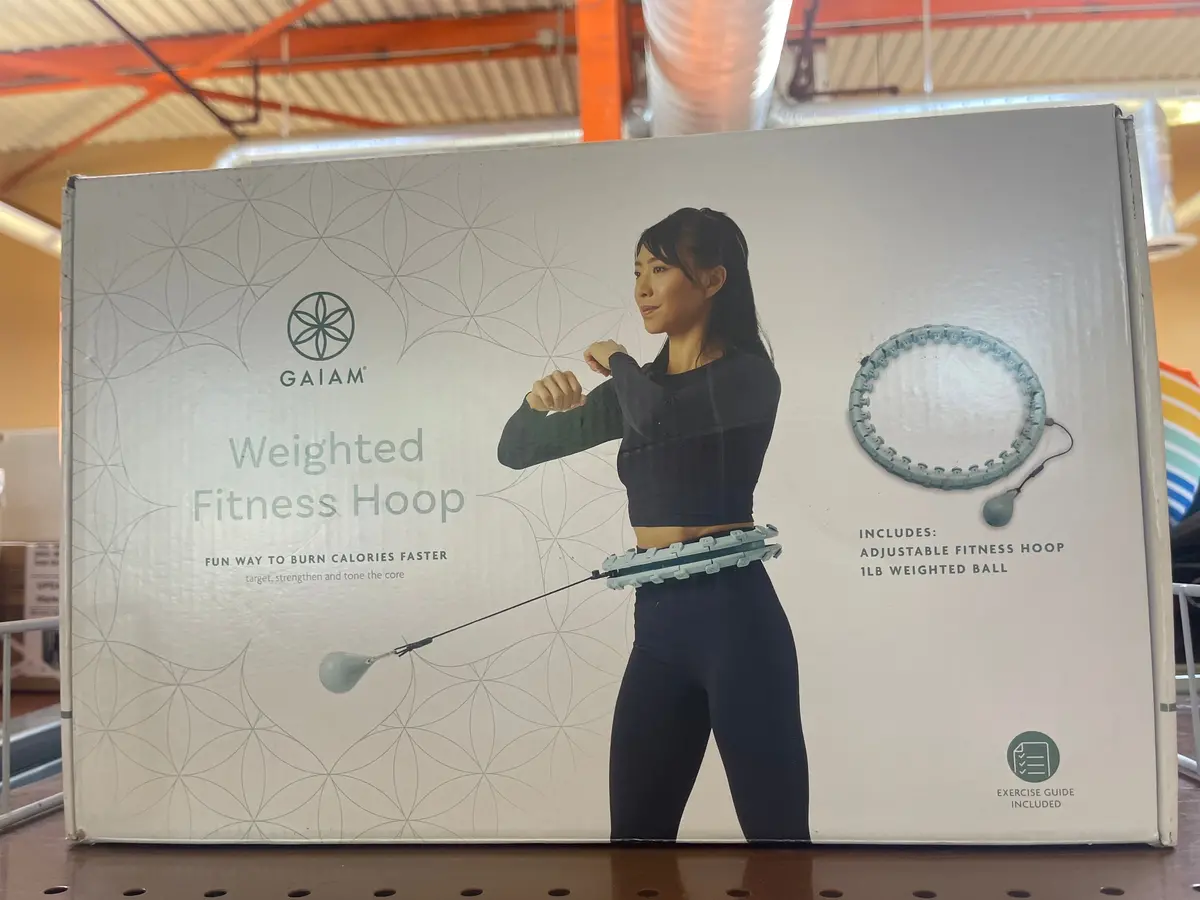 Gaiam Weighted Fitness Hoop 1