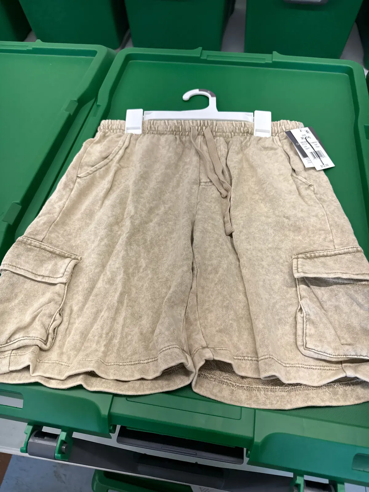 Kids Tan Shorts -Xl 1