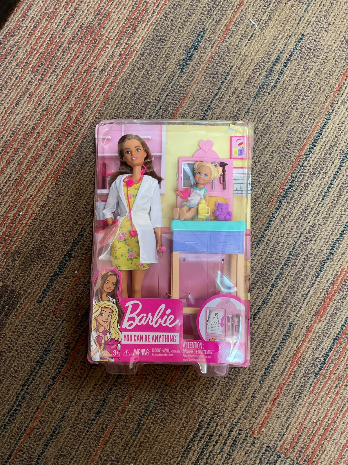 Barbie Careers Pediatrician Playset With Brunette Fashion Doll, 1 Small Doll, Furniture & Accessories 1