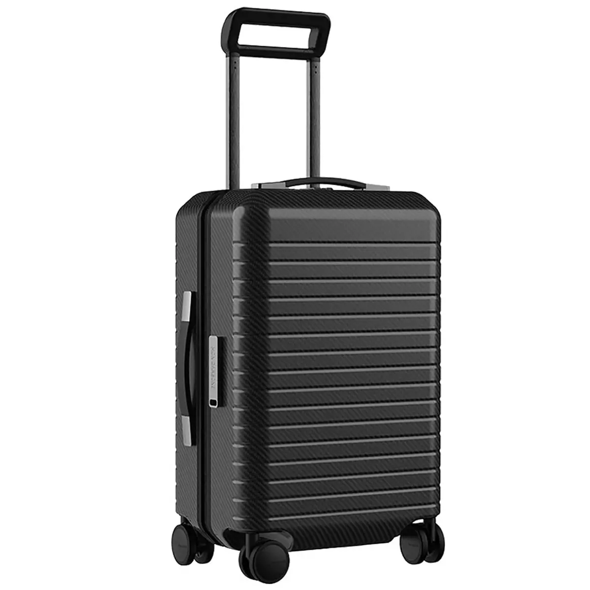 Mon Carbone Blackdiamond Carbon Fiber Zippered Closure Carry On Matte Black 1