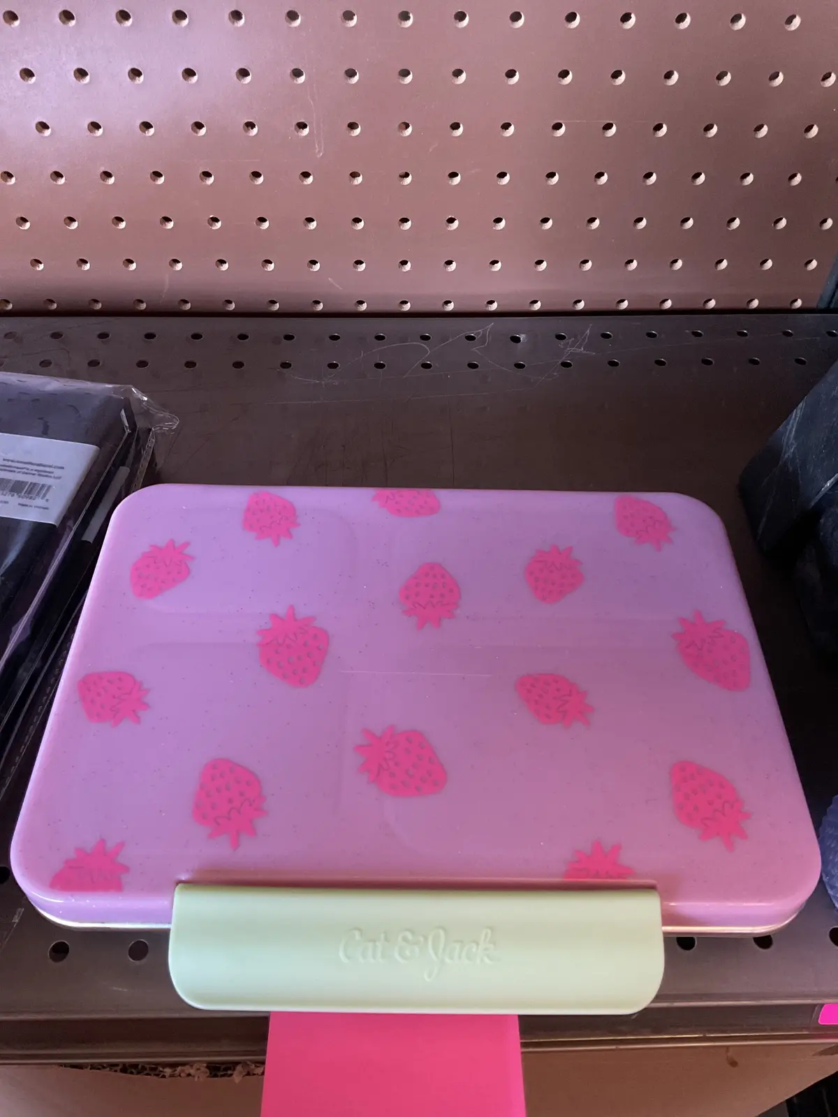 Kids' Stainless Steel Bento Box Glitter Strawberry 1