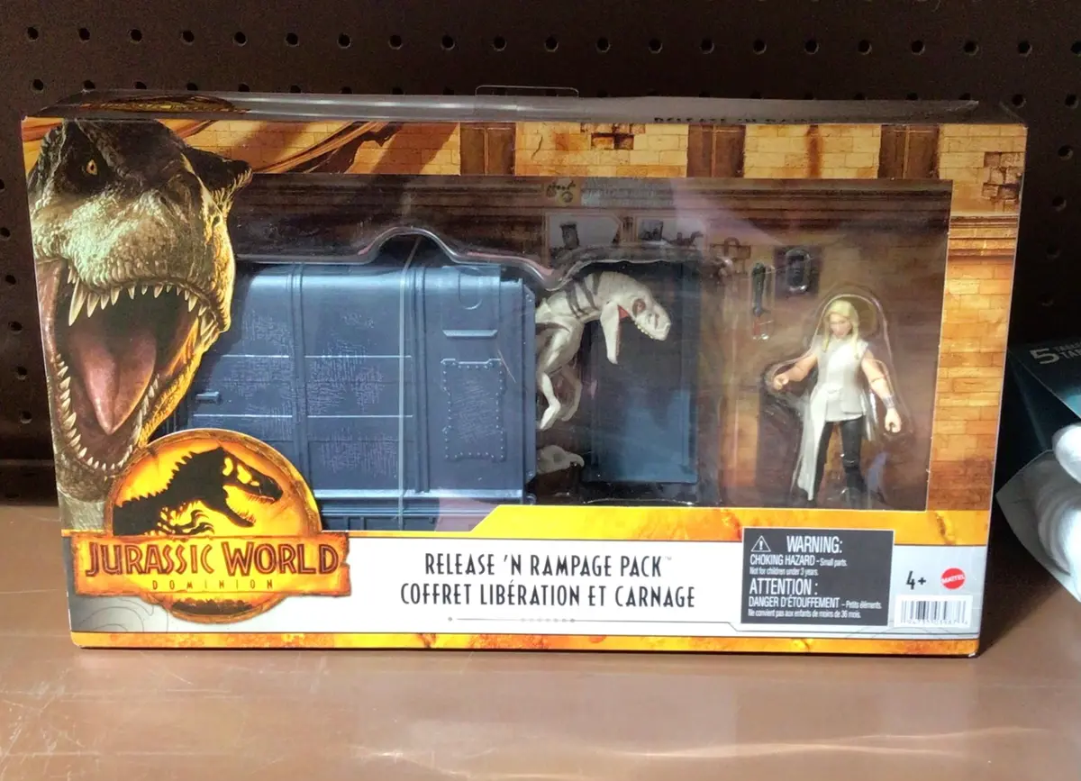 Jurassic World Domination Release N Rampage Pack Dinosaur Action Figures Playset 1