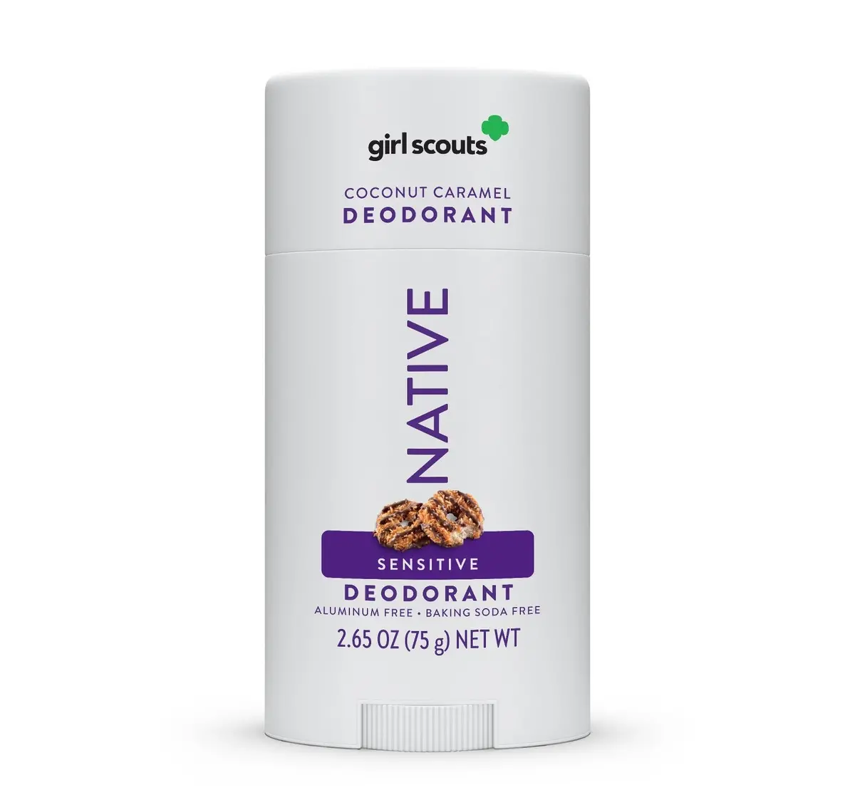 Native Limited Edition Girl Scout Coconut Caramel Cookie
Sensitive Deodorant - 2.65Oz 1