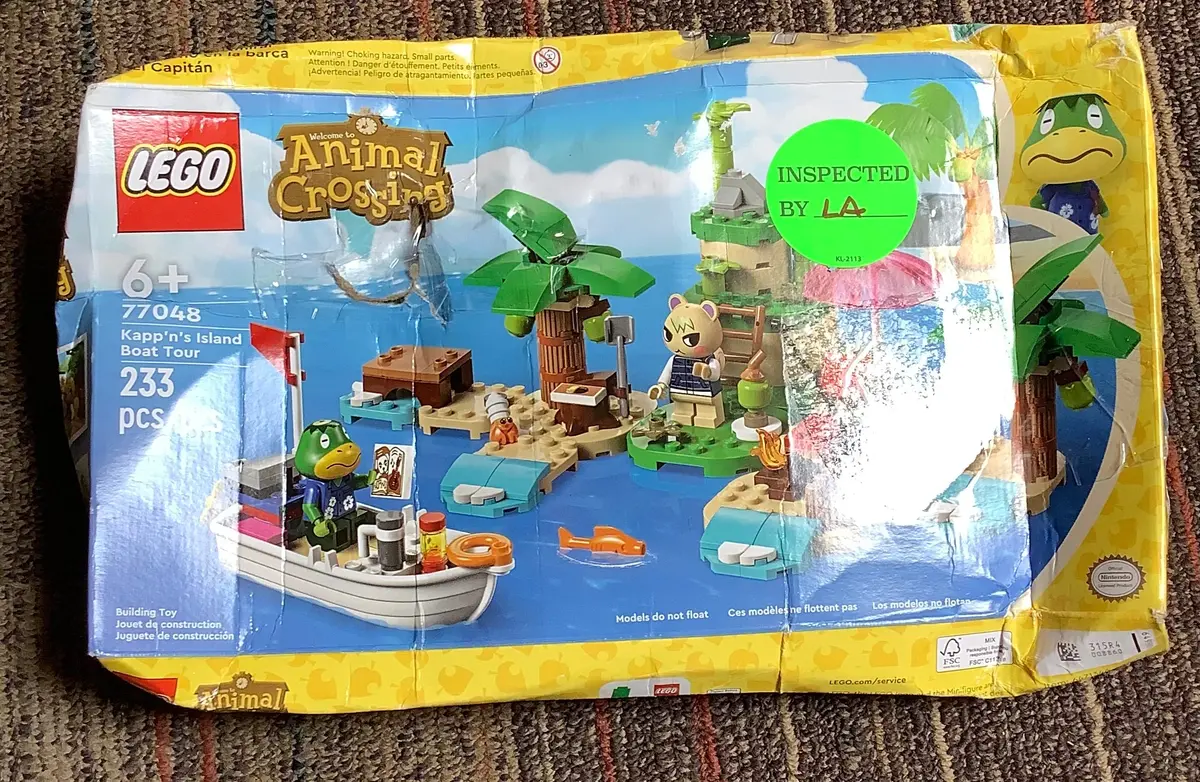 Broken Seal - Lego Animal Crossing Kapp Ns Island Boat Tour Video Game
Toy 77048, Damaged Box, As Is 1