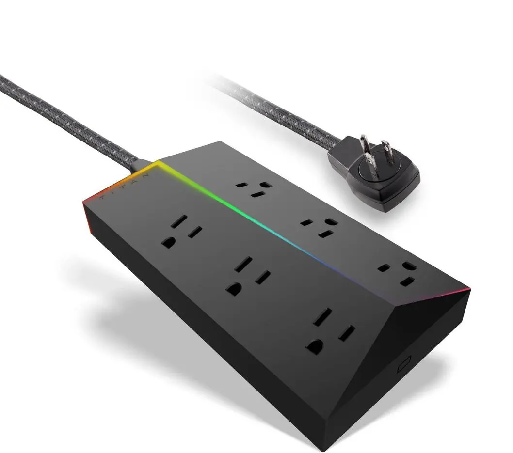 Surge Protector - 4Ft Braided Cord 1