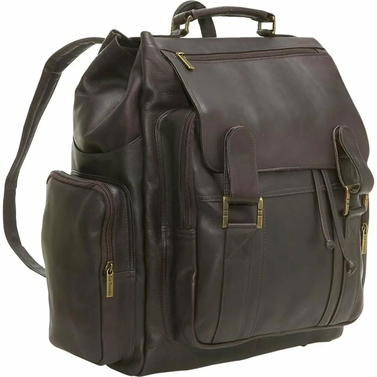 Ledonne Leather Large Traveler Backpack 1