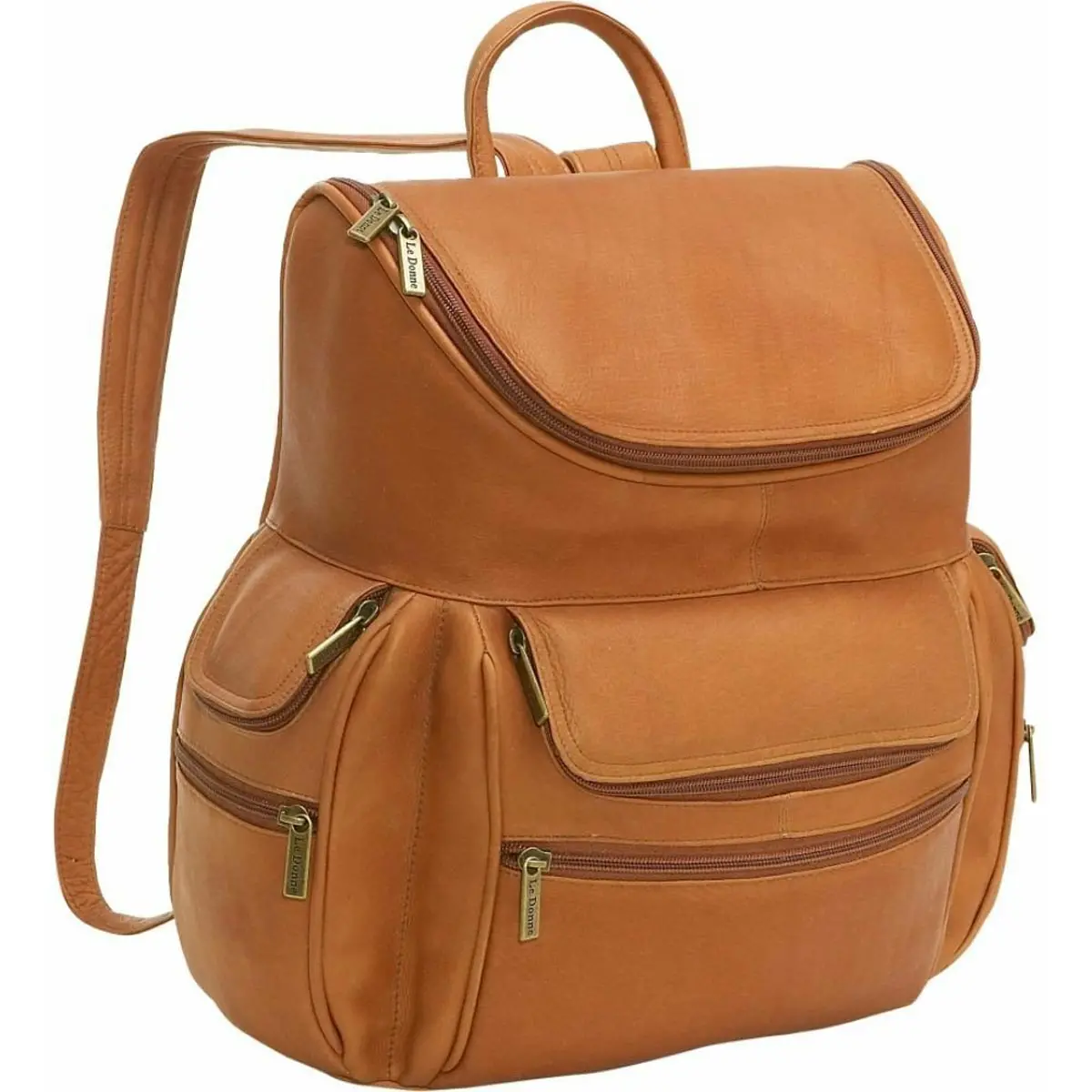 Ledonne Leather Laptop Backpack 1