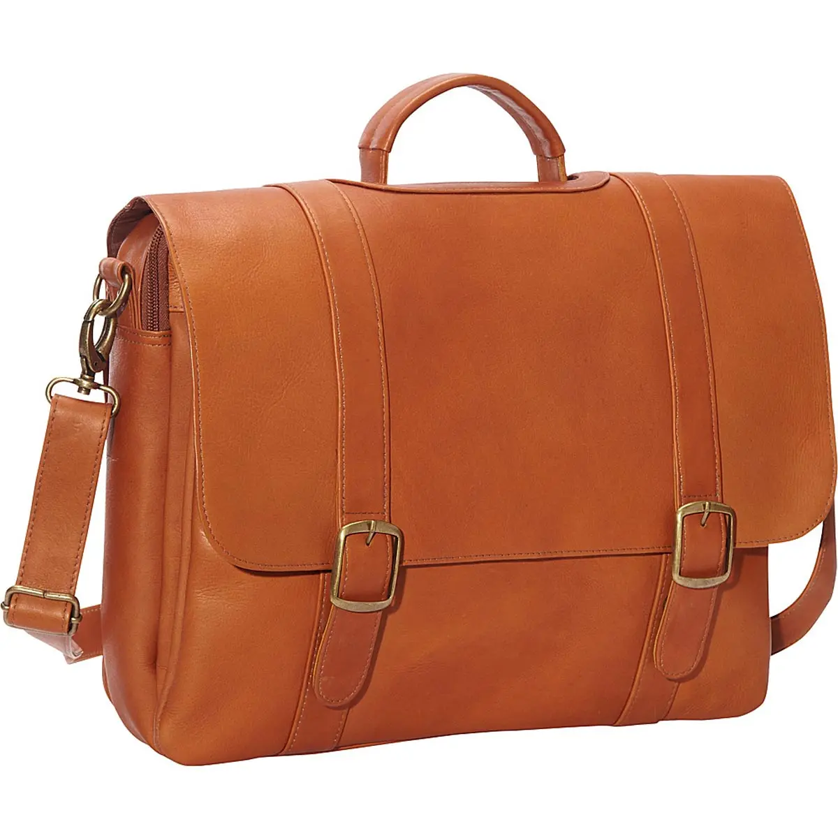 Ledonne Leather Classic Laptop Brief 1