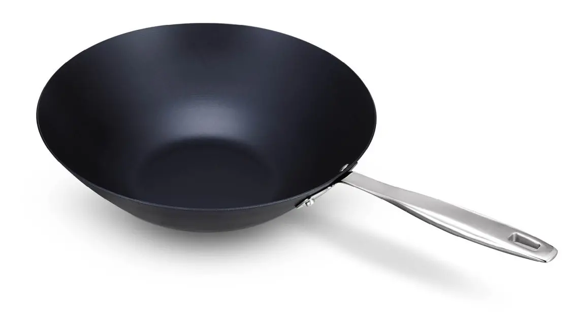 Beka Wokpan Maestro Carbon Steel Ø 31 Cm - Geschikt Voor Alle Warmtebronnen - Stanaard Anti-Aanbaklaag 1
