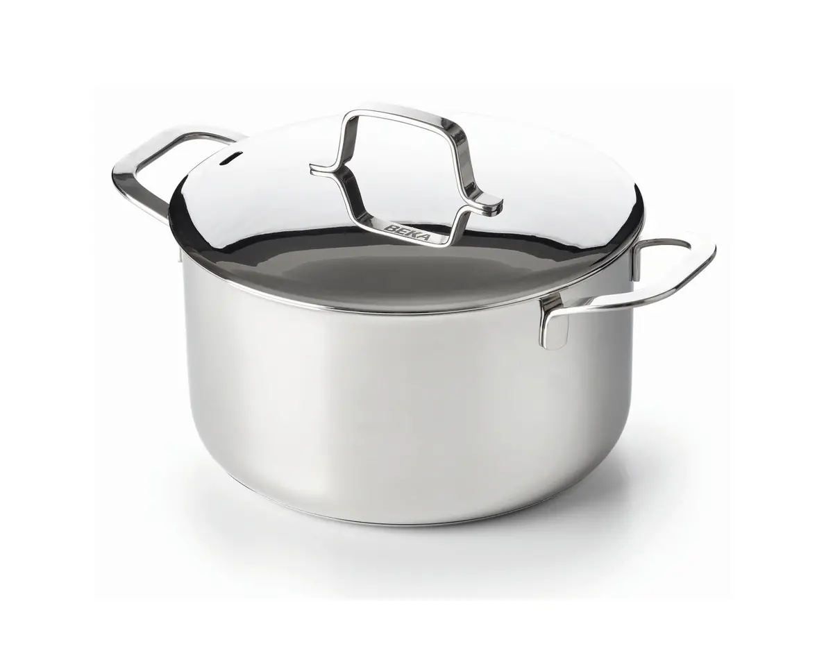 Beka Kookpan Maestro Rvs Met Deksel Ø 20 Cm / 3.7 Liter - Geschikt Voor Alle Warmtebronnen 1