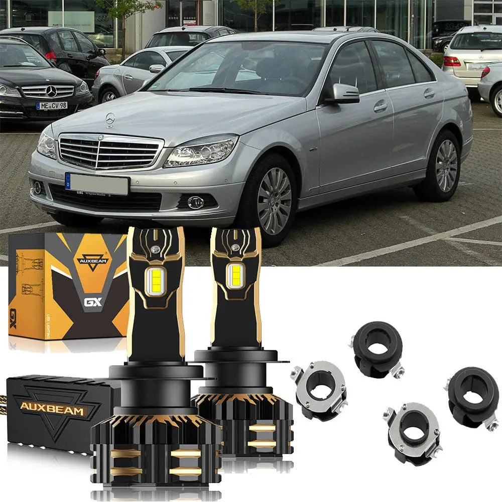 For 2011-2014 Mercedes Benz C-Class(W204/S204) Facelift H7 Led Headlight Bulbs 1