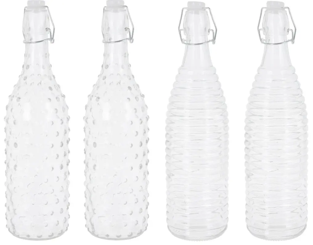 Cookinglife Beugelflessen Dots & Lines - 1 Liter - 4 Stuks 1
