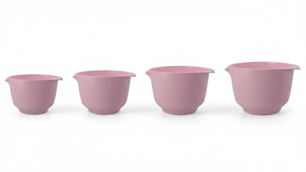 Birkmann Mengkommen / Beslagkommen Colour Bowls Set 4-Delig- 1.5, 2, 3 En 4 Liter - Silk Rose 1