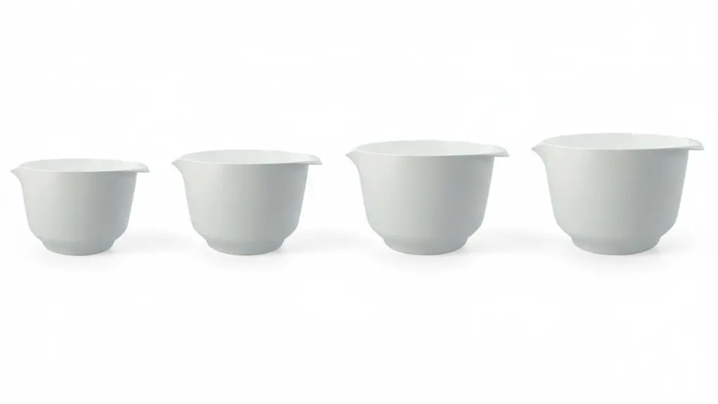 Birkmann Mengkommen / Beslagkommen Colour Bowls Set 4-Delig- 1.5, 2, 3 En 4 Liter - White 1
