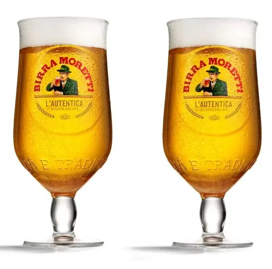 Birra Moretti Bierglazen 250 Ml - 2 Stuks 1
