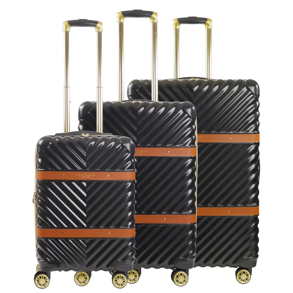 Stella Hardside Spinner 3-Piece Luggage Set - Black 1