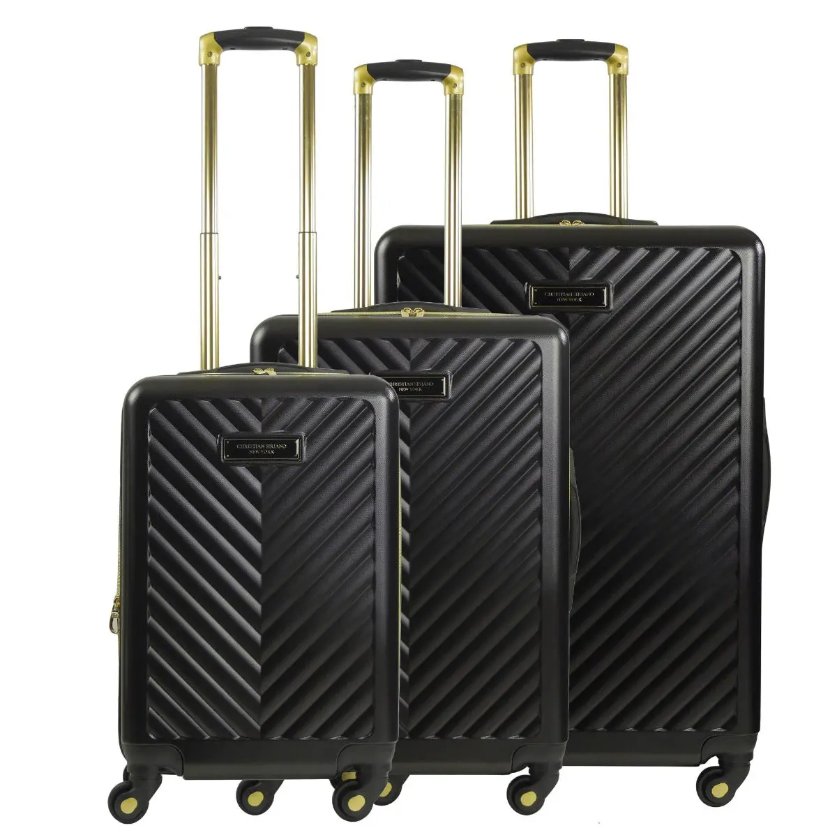 Addie Hardside Spinner 3-Piece Luggage Set - Black 1