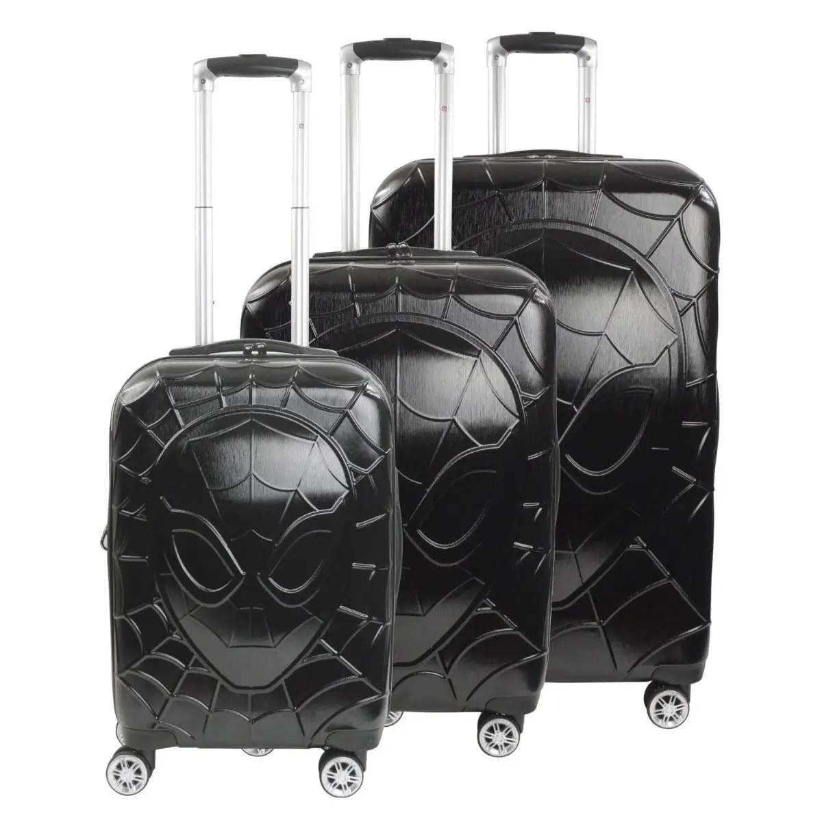 Spiderman Hardside 3Pc Spinner Set - Black 1
