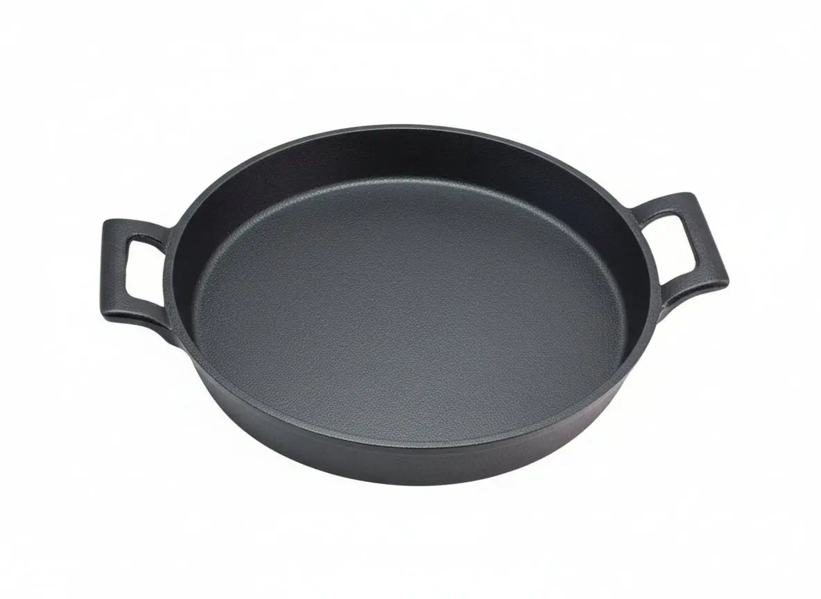Blackwell Koekenpan Met Handvaten Cast Iron - Gietijzer - Ø 20 Cm - Zonder Anti-Aanbaklaag 1