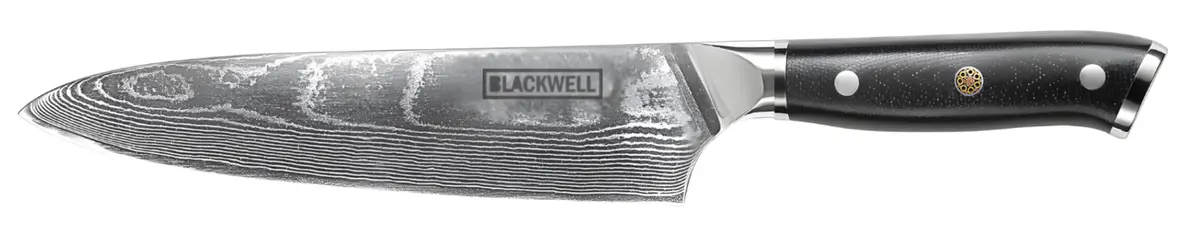 Blackwell Koksmes Japanse Stijl - 67 Lagen Damaststaal - Vg10 - 20 Cm 1