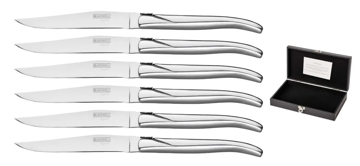 Blackwell Steakmessen Laguiole - Rvs - 6 Stuks 1