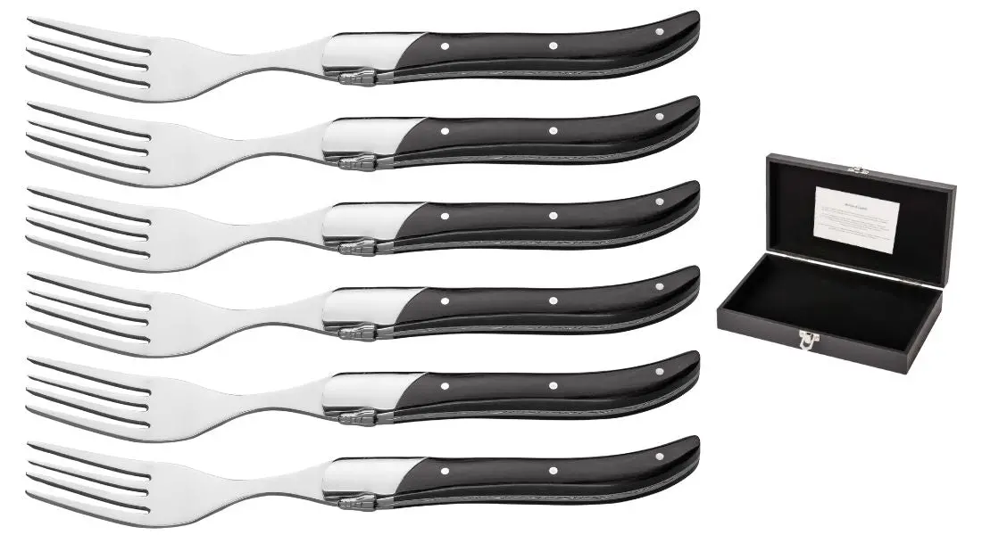 Blackwell Steakvorken Laguiole - Pakkahout - 6 Stuks 1